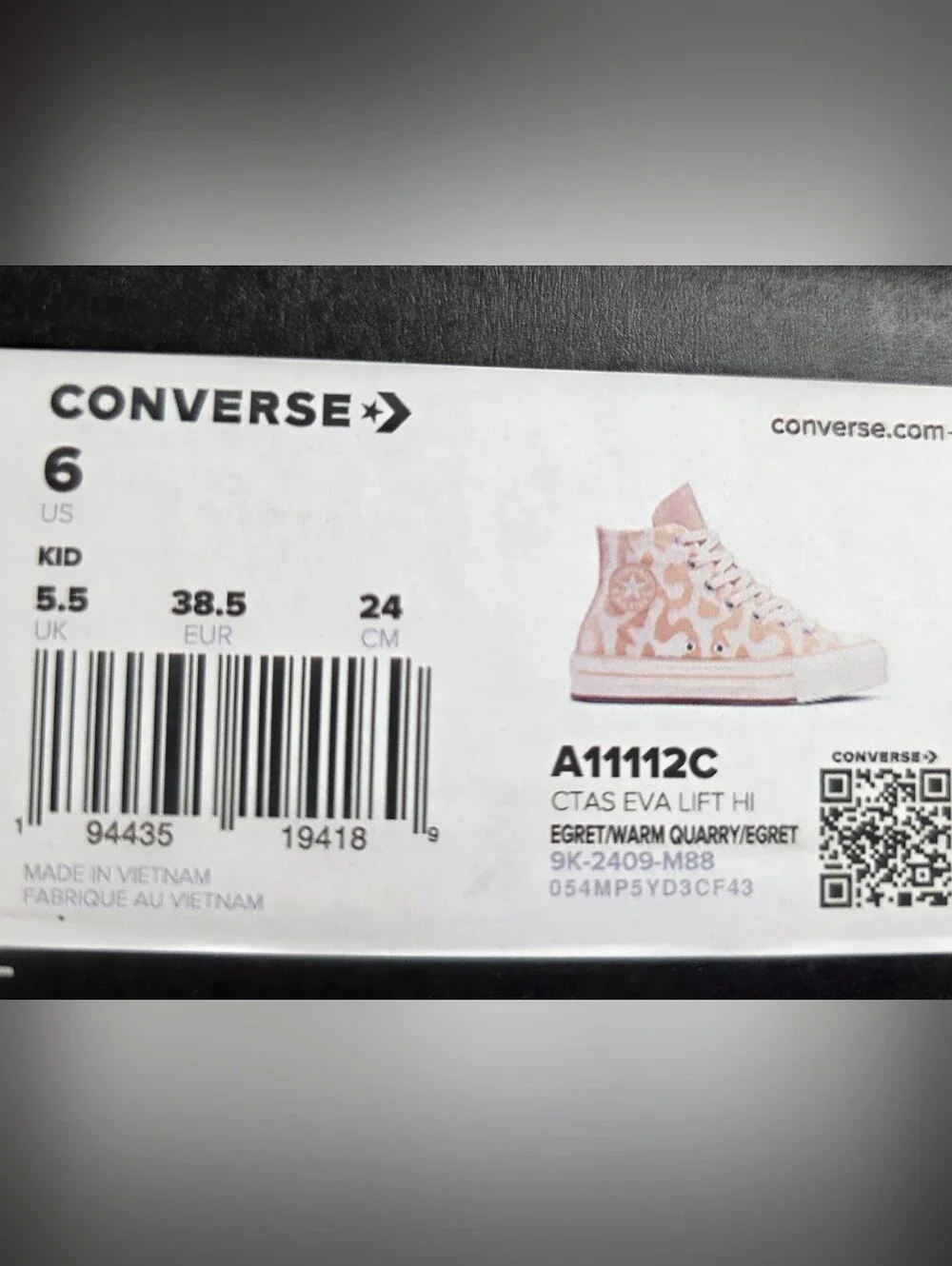 Converse Kids High-Top Sneakers in Warm Quarry